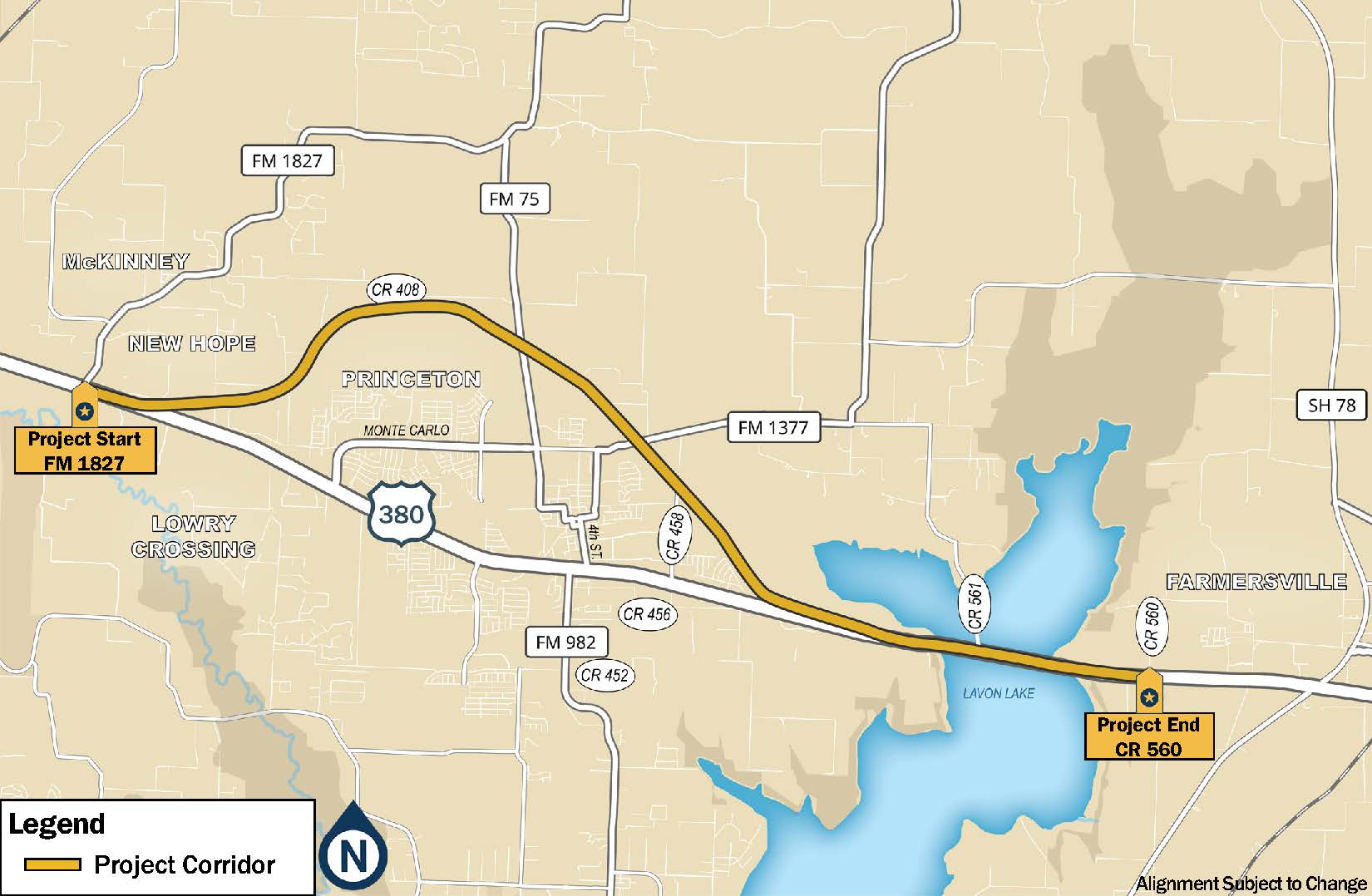 US 380 From FM 1827 To CR 560 In Princeton Area Keep It Moving Dallas   0135 04 036%2C Etc. US 380 Princeton Website Project Location Map 2022.06.28 